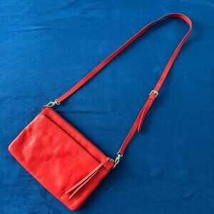 Fossil Sydney Top Zip Crossbody Purse - Bright Red
